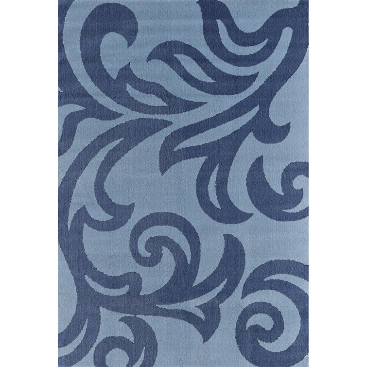ClassicLiving Kari Flatweave Blue Rug Wayfair.co.uk